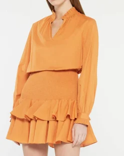 Discount Galeries Lafayette Top Marly orange