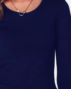 Online Assuili Top Nisa bleu nuit