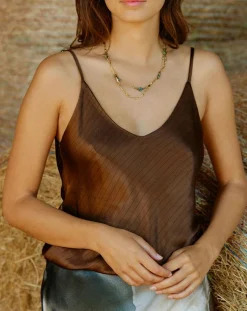 Femme Lauren Vidal Top Nola café