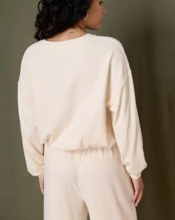 Femme Garance Paris Top Teddy écru