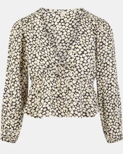 New Billabong Top Time goes by daisy print multicolore