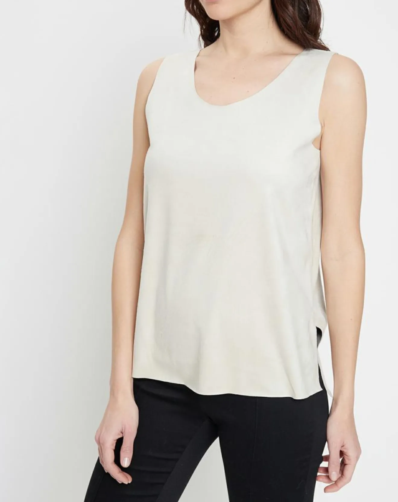 Femme Wolford Top Velours beige clair