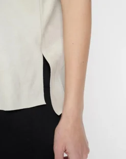 Femme Wolford Top Velours beige clair