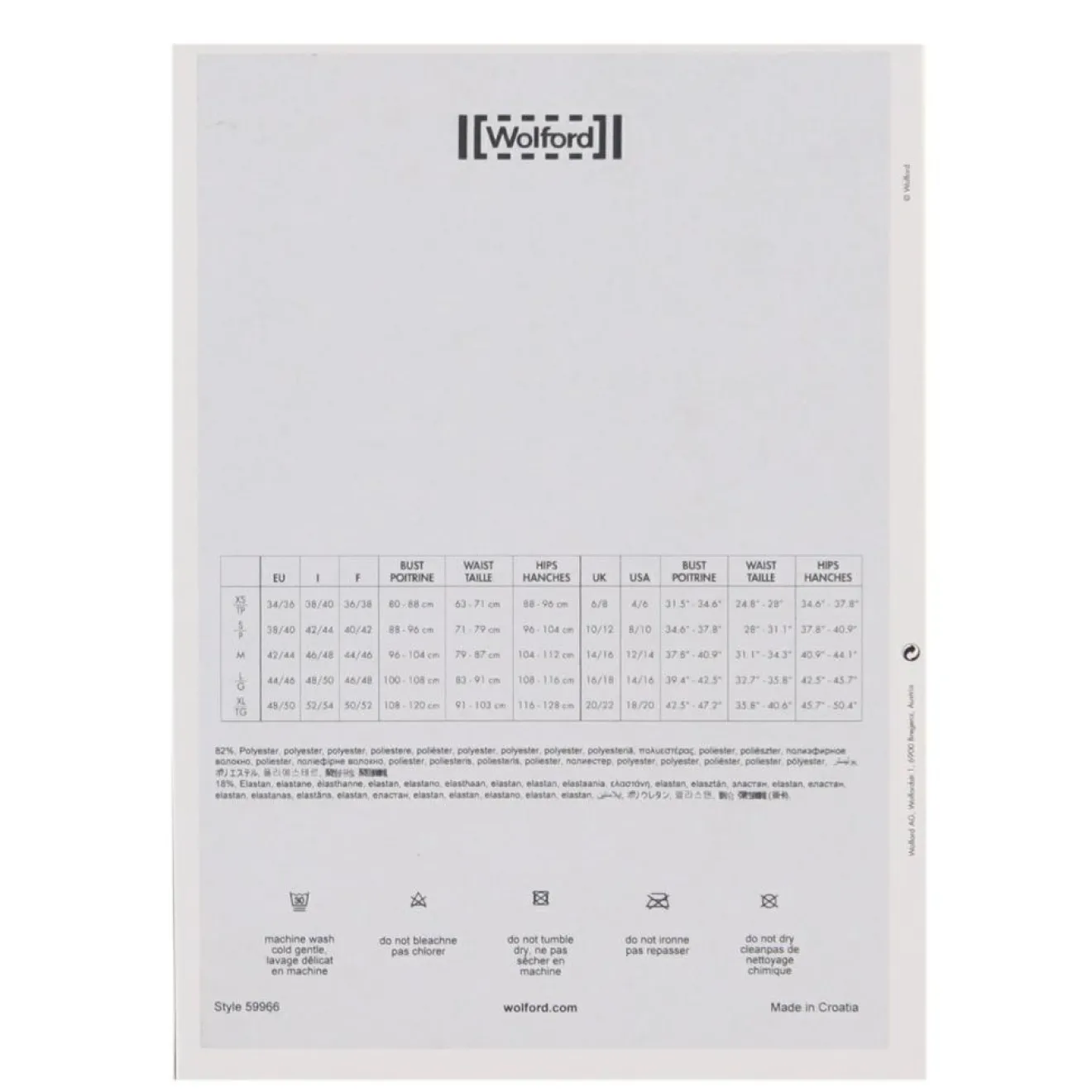 Femme Wolford Top Velours beige clair