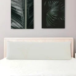 Novasom Traversin à Mémoire de forme BIO blanc - 135x35 cm