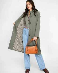 Femme Assuili Trench Léa kaki claire