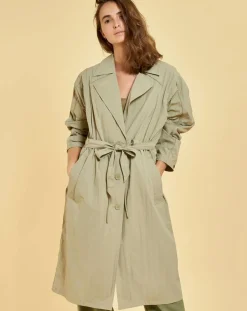 Femme Gertrude + Gaston Trench Lilou sable