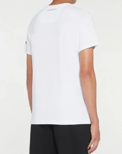 Homme Hackett London T-Shirt Aston Martin Racing Logo blanc