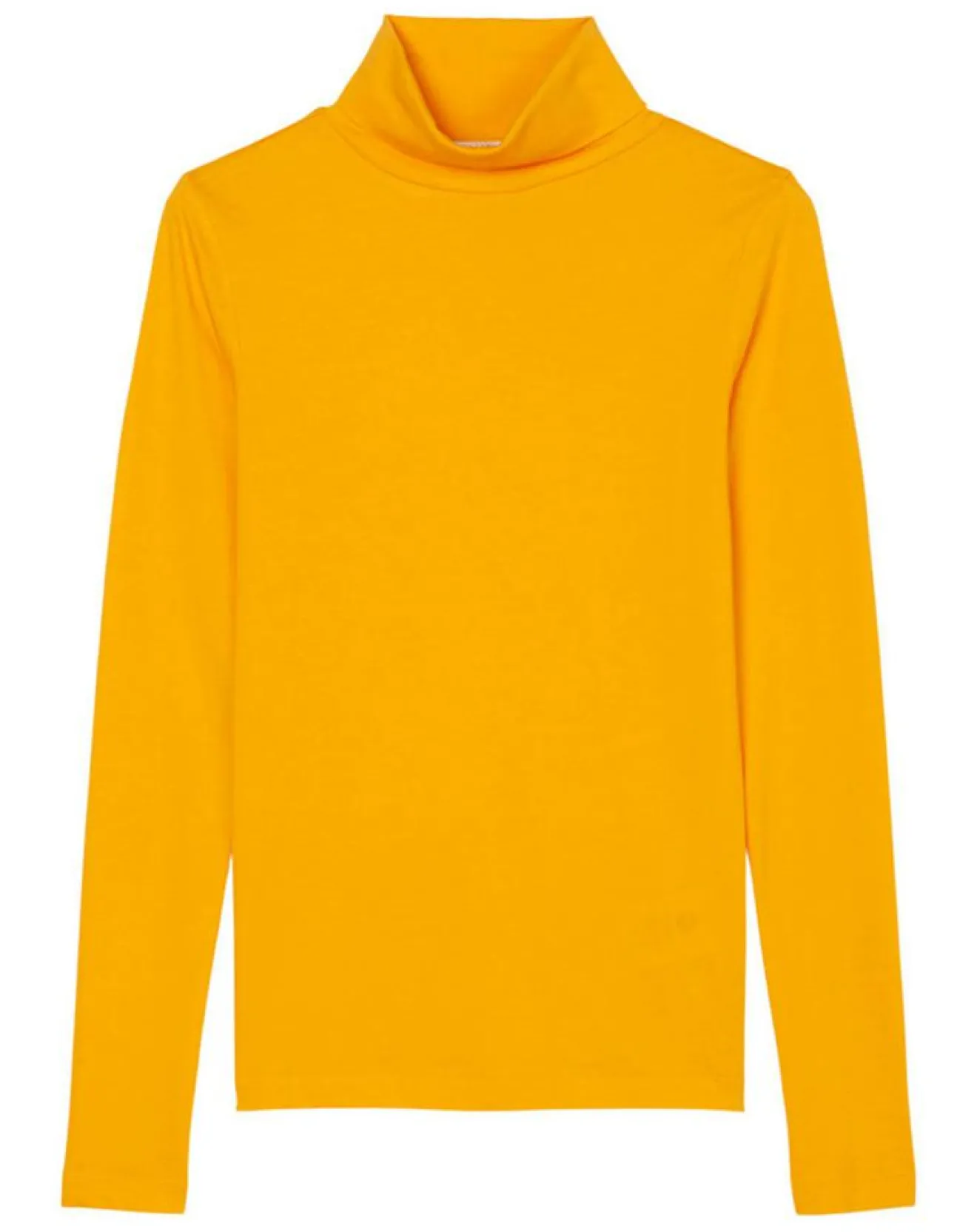 New Marc O'Polo T-Shirt 100% Coton Bio col roulé orange