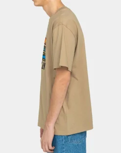 Homme Element T-Shirt 100% Coton Bio Trekka beige