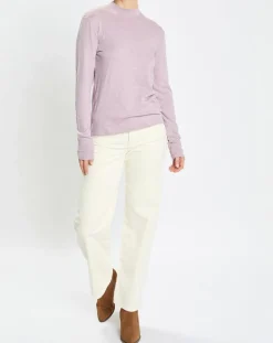 Femme Marc O'Polo T-Shirt 100% Coton Bio violet clair