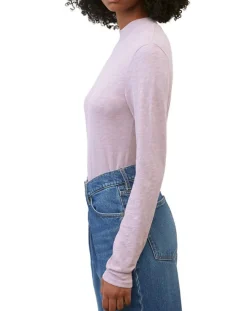 Femme Marc O'Polo T-Shirt 100% Coton Bio violet clair
