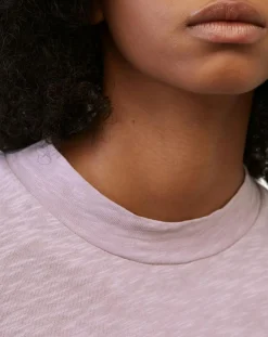 Femme Marc O'Polo T-Shirt 100% Coton Bio violet clair