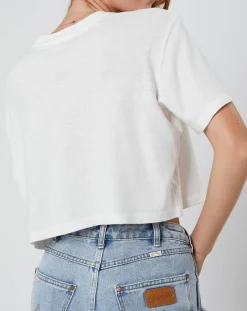Best Billabong T-Shirt x Wrangler Made It blanc