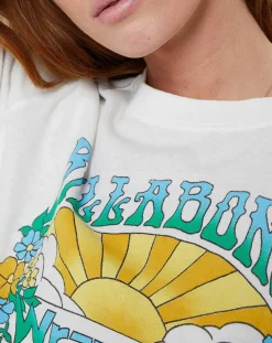 Best Billabong T-Shirt x Wrangler Made It blanc