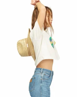 Best Billabong T-Shirt x Wrangler Made It blanc