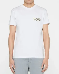 Best Replay T-Shirt casque bike blanc