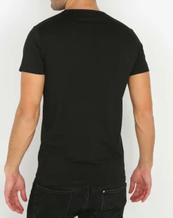 Homme Mare T-Shirt Col rond noir