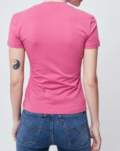 Femme John Galliano T-Shirt col V mauve