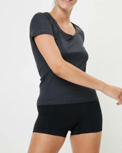 Femme Odlo T-Shirt Cubic Régulateur Thermique anthracite/noir