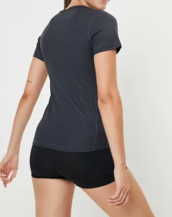 Femme Odlo T-Shirt Cubic Régulateur Thermique anthracite/noir