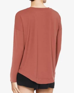 Femme Passionata T-Shirt de pyjama Leo rose canyon