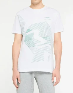 Homme Hackett London T-Shirt Design Aston Martin Racing blanc