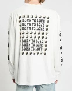 Homme Scotch & Soda T-Shirt en Coton bio Born to Love blanc