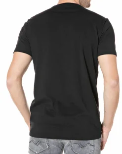 Homme Replay T-Shirt Flash Ride Hard noir
