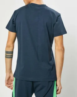 New Hackett London T-Shirt Fluo Aston Martin Racing bleu marine