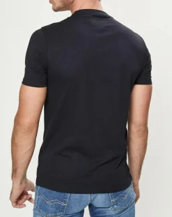 Homme Replay T-Shirt Gfg Logo noir