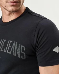 Homme Replay T-Shirt Gfg Logo noir