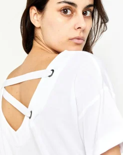 Femme Passionata T-Shirt Huffing blanc