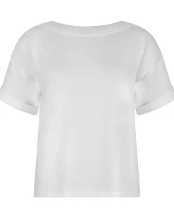Femme Passionata T-Shirt Huffing blanc