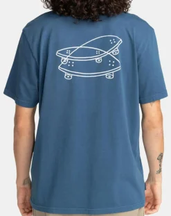 Homme Element T-Shirt Illusion bleu moyen