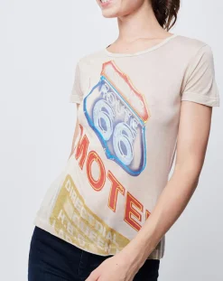 John Galliano T-Shirt Imprimé beige