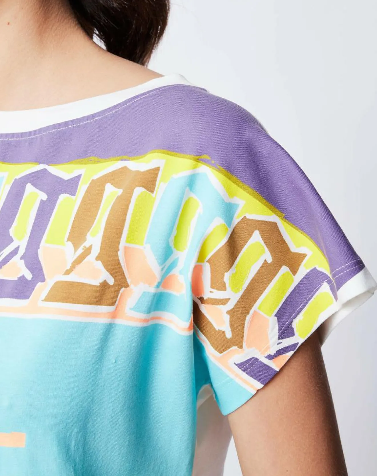 Discount John Galliano T-Shirt imprimé multicolore