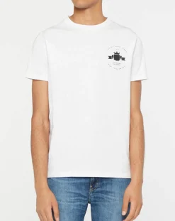 Homme Replay T-Shirt Logo Asolo blanc