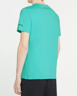 Clearance Hackett London T-Shirt Logo Aston Martin Racing turquoise
