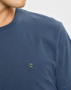 Homme Hackett London T-Shirt Logo bleu marine