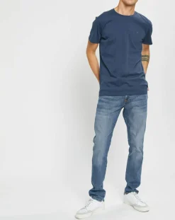 Homme Hackett London T-Shirt Logo bleu marine