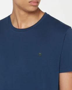 Homme Hackett London T-Shirt Logo bleu marine