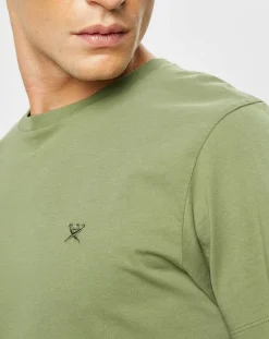 Best Hackett London T-Shirt Logo kaki