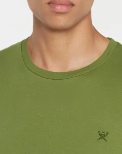 Best Hackett London T-Shirt Logo kaki