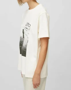 New Marc O'Polo T-Shirt logo mop blanc