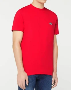 Homme Replay T-Shirt Logo rouge