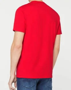 Homme Replay T-Shirt Logo rouge