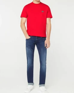 Homme Replay T-Shirt Logo rouge