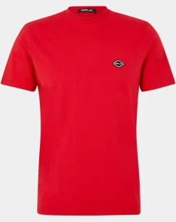 Homme Replay T-Shirt Logo rouge