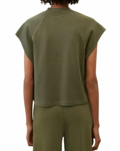 Best Marc O'Polo T-Shirt loose Crop kaki